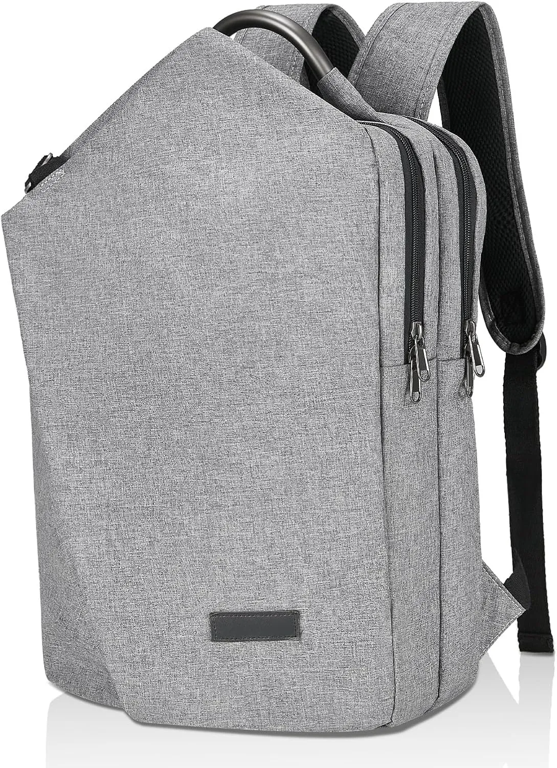 Hiking Travel Backpack Lightweight Multifunctional Expandable Nylon Backpack for Men Women Casual Fashions Clothing Daypack Water-Resistant Wear-Resistant Gray