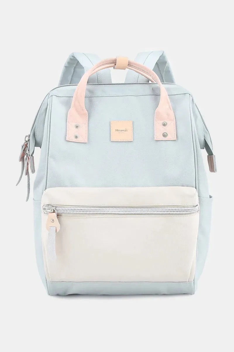 Himawari Water Resistant Canvas Backpack Bag with Side Pockets