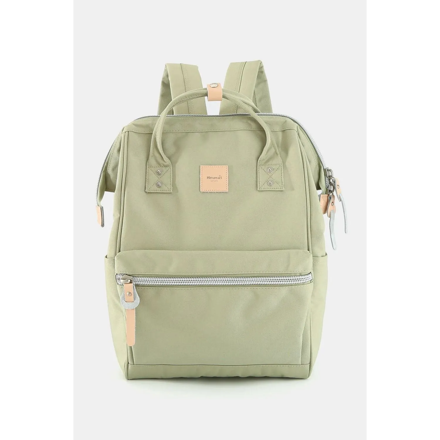 Himawari Water Resistant Canvas Backpack Bag with Side Pockets