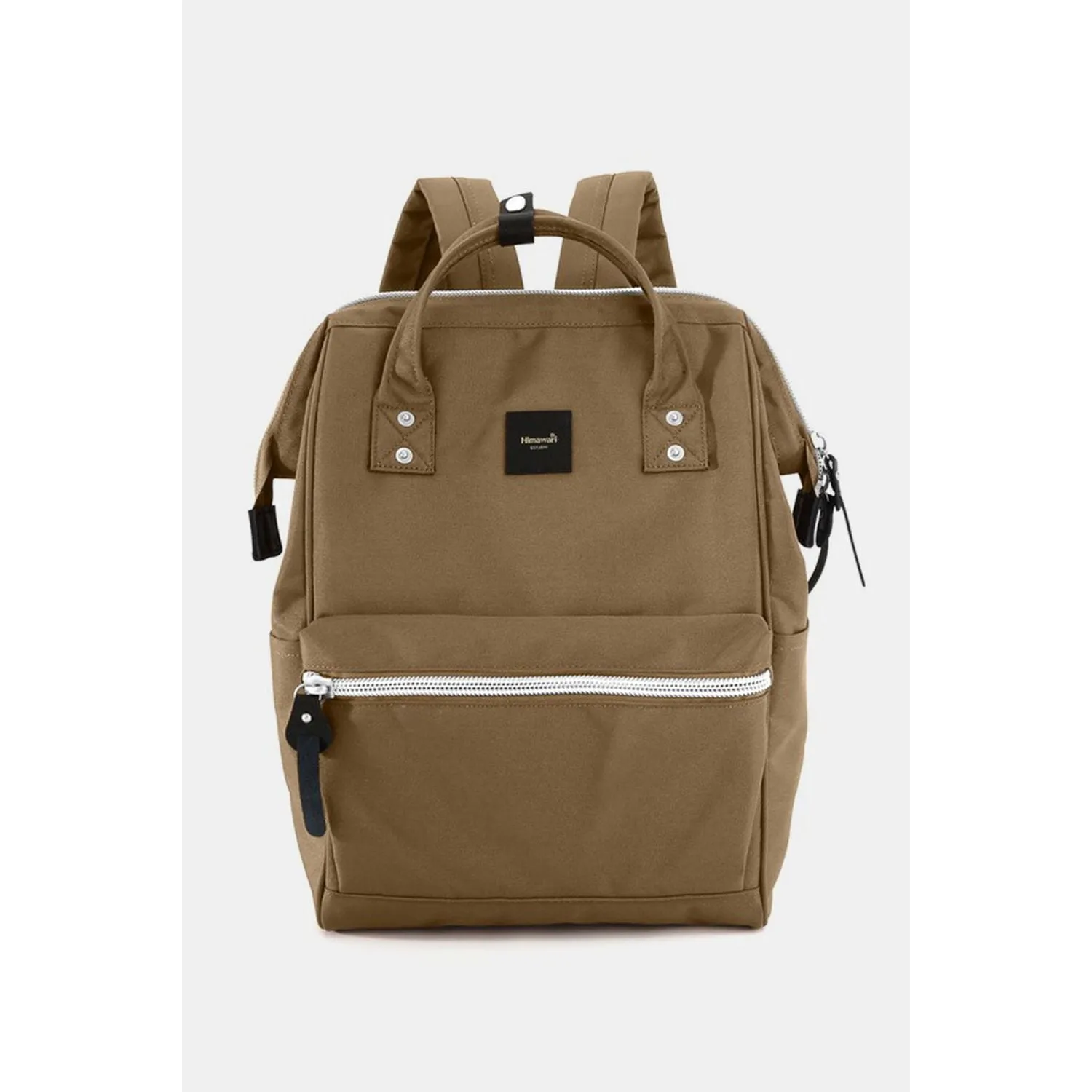 Himawari Water Resistant Canvas Backpack Bag with Side Pockets