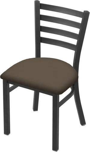 Holland Bar Stool Co. 400 Jackie 18" Chair with Pewter Finish and Canter Earth Seat