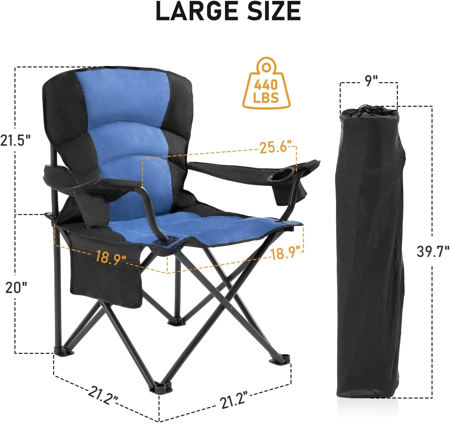 Homcosan Portable Camping Chair