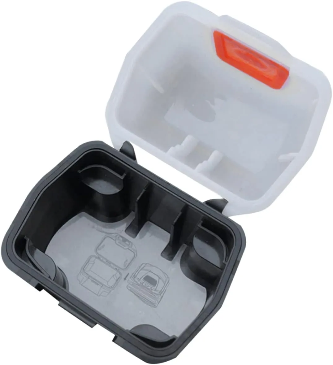 Homoyoyo 3pcs Headlight Container Portable Reusable Case for Outdoor Activities Shockproof Wear-Resistant Design for Camping Hiking Fishing Survival Gear Lightweight Compact