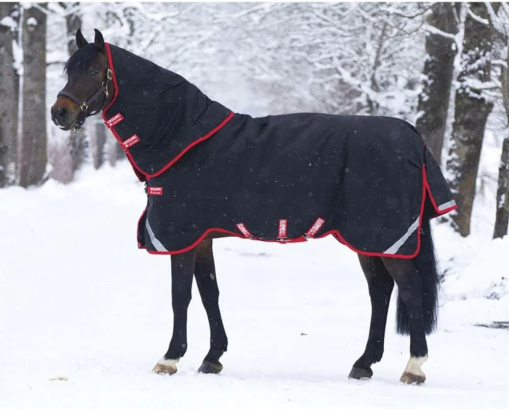 Horseware Ireland Rambo Supreme Turnout Vari-Layer 450g Black/Red 69