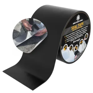 HSS Sealant Tape MicroSealant® (2" x25ft. Black) – Roof & RV Repair | Waterproof Tape, UV & Weatherproof | US-Quality | Strong Waterproof Bonding Adhesive