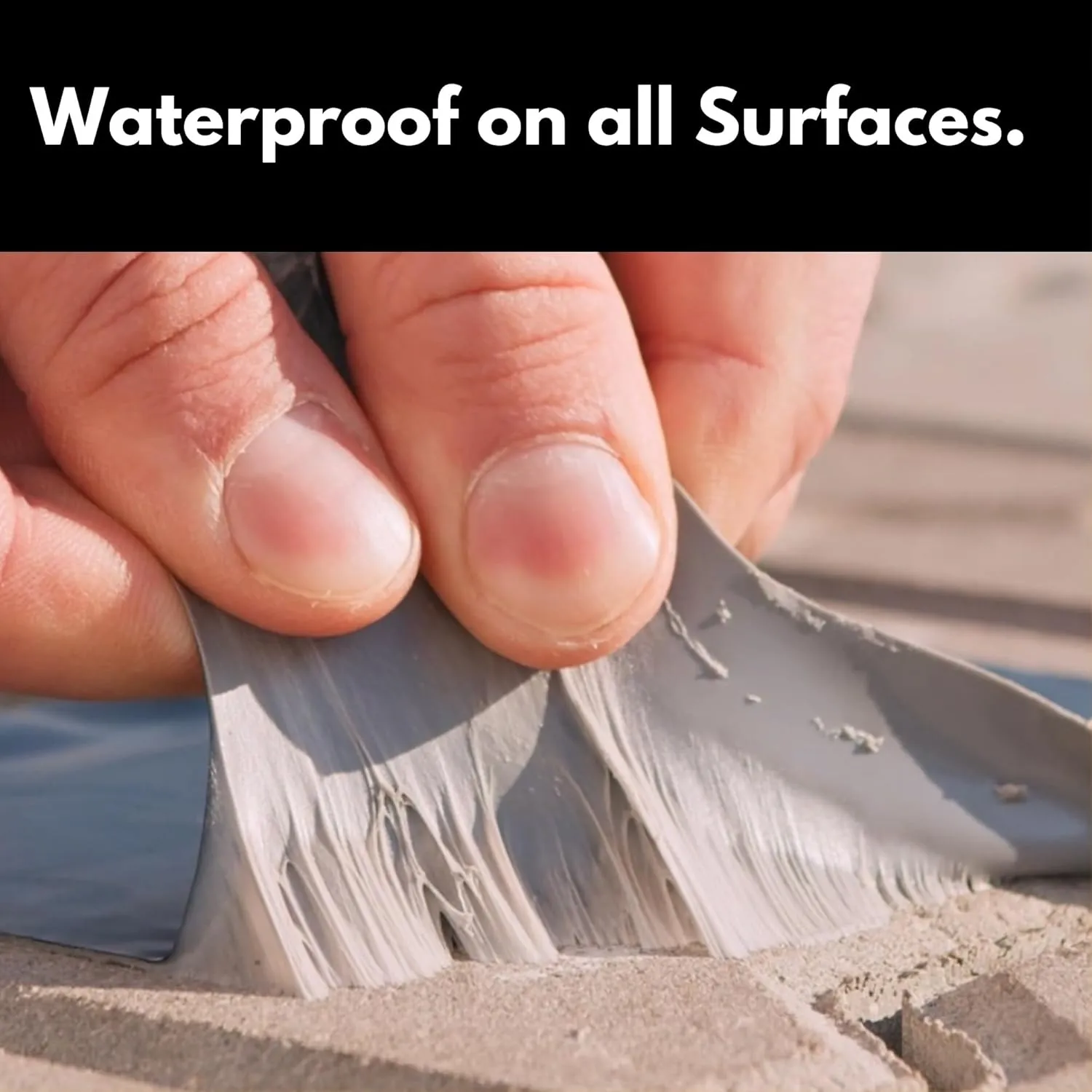 HSS Sealant Tape MicroSealant® (2" x25ft. Black) – Roof & RV Repair | Waterproof Tape, UV & Weatherproof | US-Quality | Strong Waterproof Bonding Adhesive