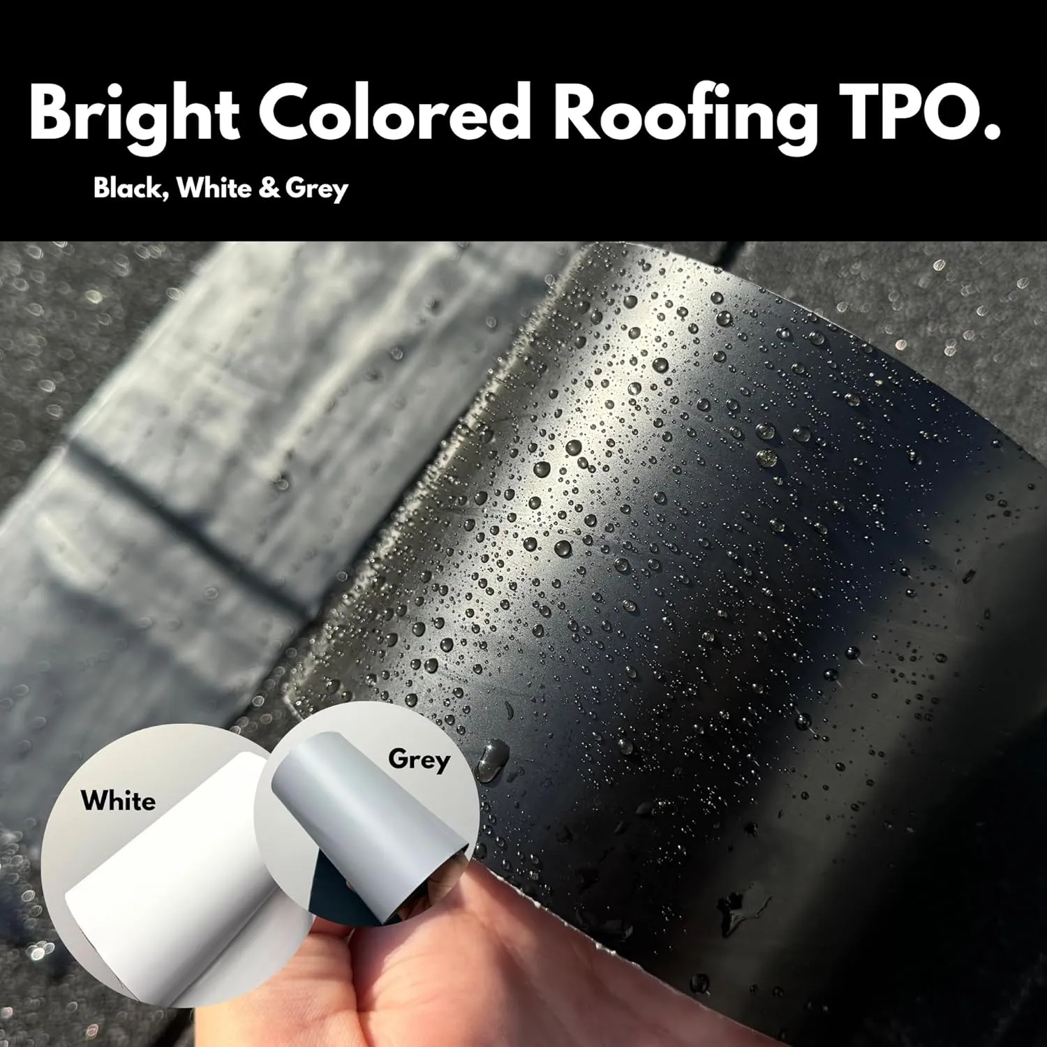 HSS Sealant Tape MicroSealant® (2" x25ft. Black) – Roof & RV Repair | Waterproof Tape, UV & Weatherproof | US-Quality | Strong Waterproof Bonding Adhesive