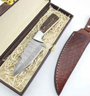 Hunting Knife Stag Handle