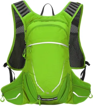 Hydration Backpack for Running, Hiking and Cycling, Water Resistant Running Water Backpack with Reflective Strip