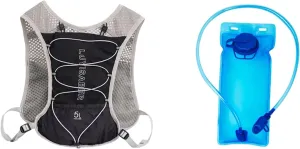 Hydration Backpack Hydration Pack with 2L Hydration Bladder Reflective Lightweight Vest Water Daypack for Mountain Climbing