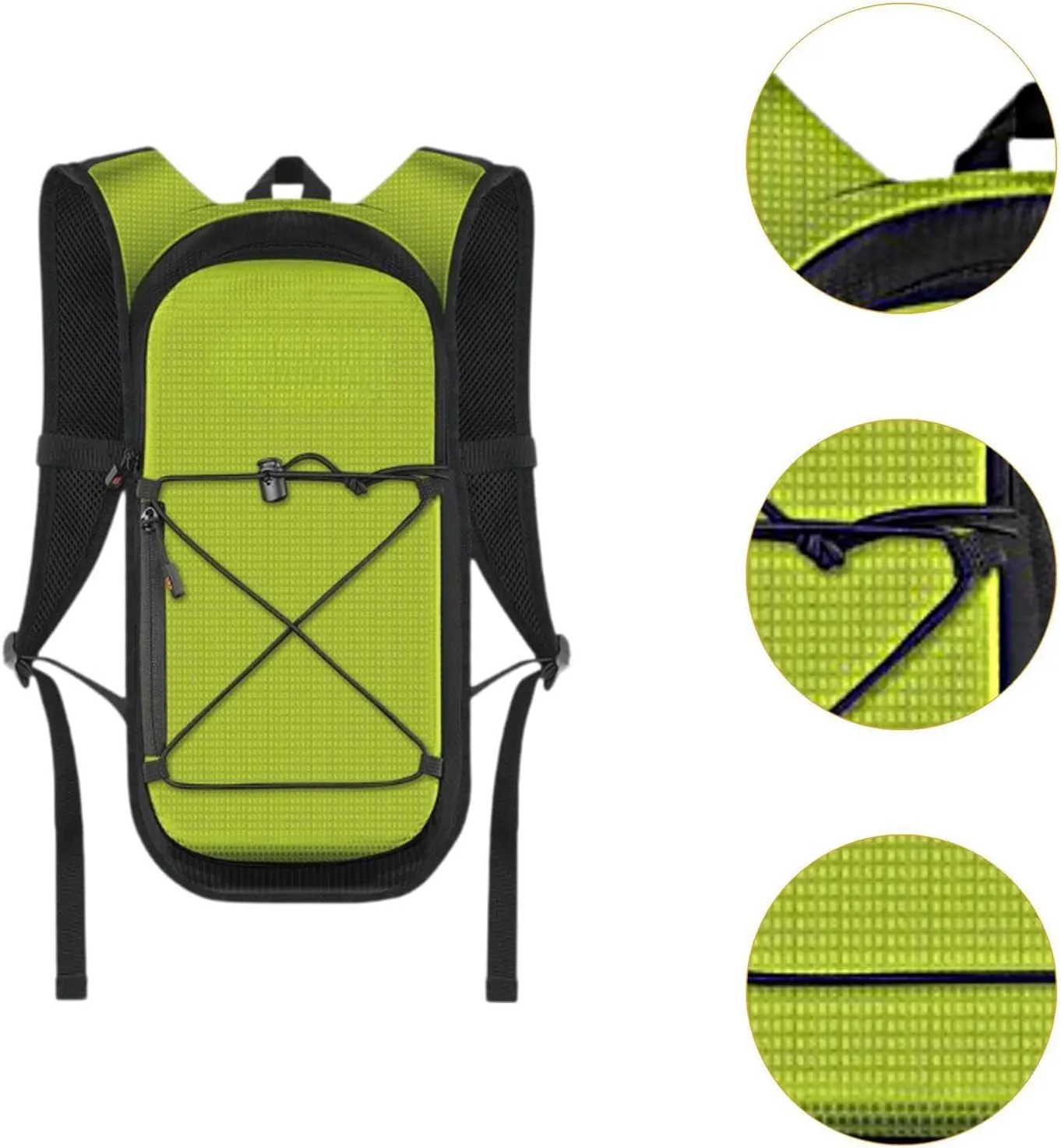 Hydration Backpack Portable Lightweight Rucksack Daypack Water Backpack for Riding Camping Biking Backpacking Travel