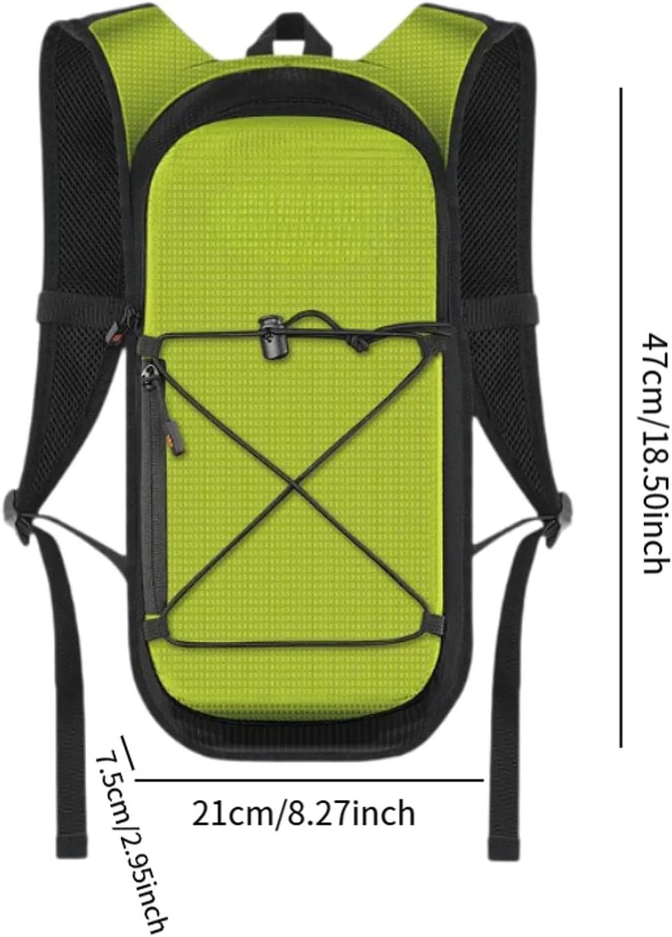 Hydration Backpack Portable Lightweight Rucksack Daypack Water Backpack for Riding Camping Biking Backpacking Travel