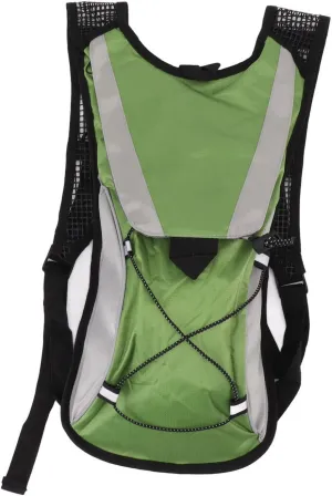 Hydration Pack Backpack 5L Pressure Resistant Bicycle Backpack with Riding Water Bag, Ideal for Outdoor Hiking, Climbing, Running, Cycling(green)