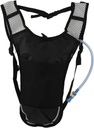 Hydration Pack Lightweight Breathable Multifunctional Backpack with 2L Bag Straw for Running Hiking Cycling Red