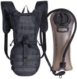 Hydration Pack - Lightweight Running Hydration Backpack For Men Women Hydration Backpack With Storage For Cycling, Hiking, Running, Climbing,Camping, Biking 2L Hydration Bladder Included(Black 2L wate
