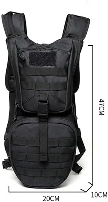 Hydration Pack - Lightweight Running Hydration Backpack For Men Women Hydration Backpack With Storage For Cycling, Hiking, Running, Climbing,Camping, Biking 2L Hydration Bladder Included(Black 2L wate