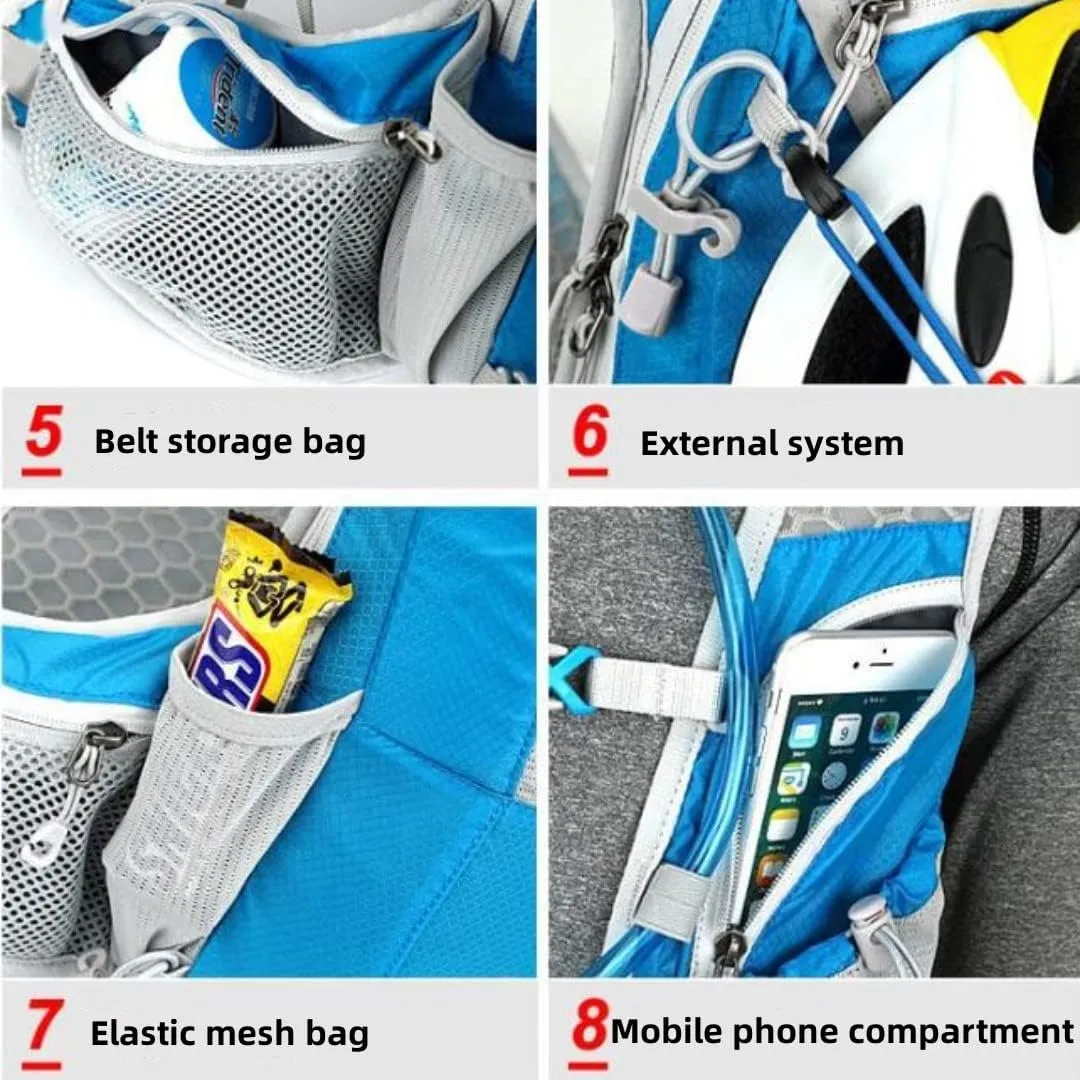 Hydration Pack，Lightweight Running Backpack, Adjustable Women's Running Vest with Cycling Hydration Pack, Great for Trail Running and Hiking
