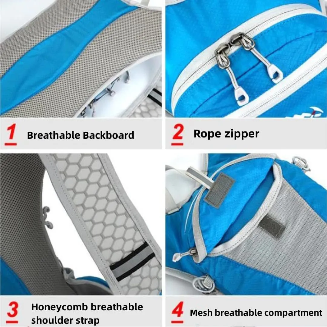 Hydration Pack，Lightweight Running Backpack, Adjustable Women's Running Vest with Cycling Hydration Pack, Great for Trail Running and Hiking