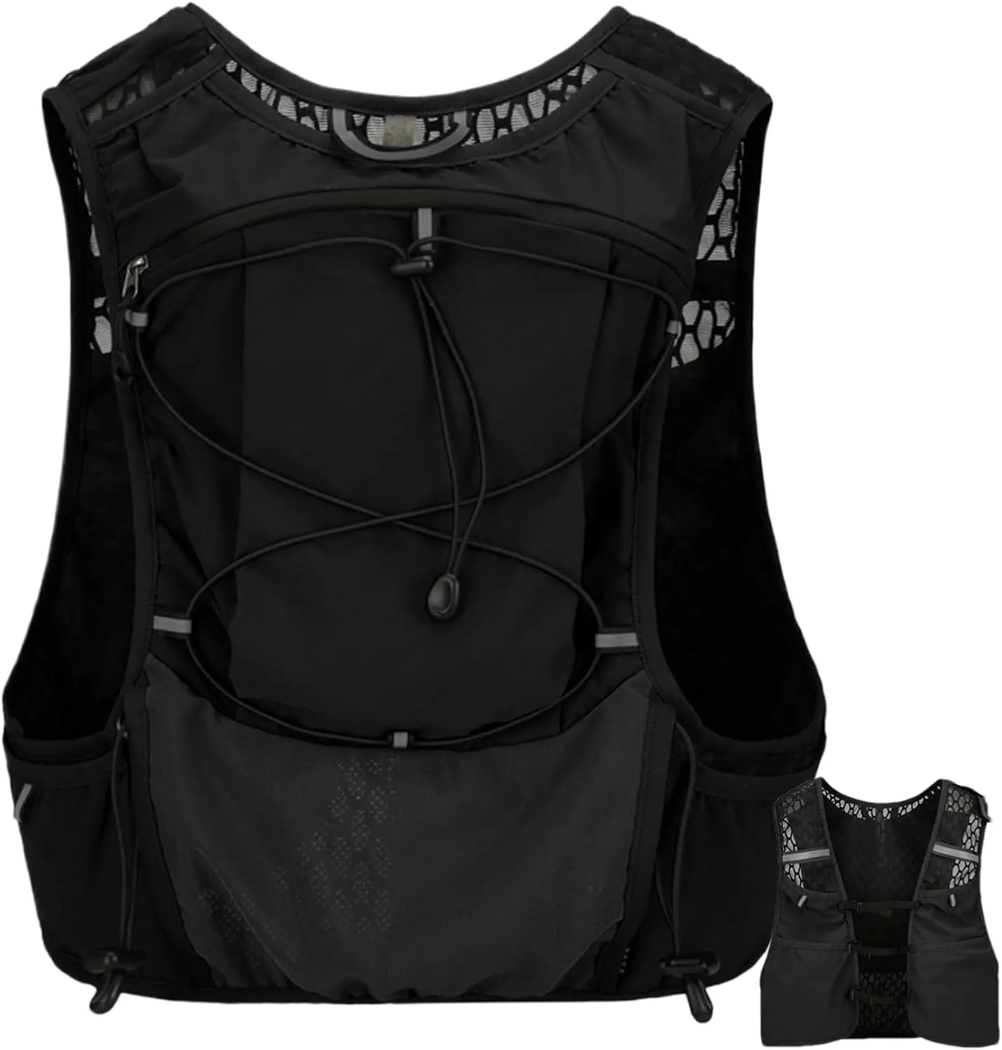 Hydration Vest - Lightweight Running Gear, Outdoor Water Backpack | Leakproof Bladder Daypack with Breathable Mesh for Men and Women, Ideal for marathun Trail Running Hiking and Cycling Trips