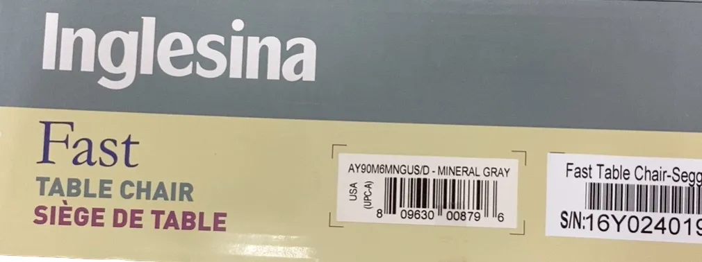 Inglesina Fast Table Chair, Mineral Gray Melange