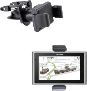 Innovative Ultra Compact Mini Vent Cradle Vehicle Mount Designed for The Navman S200 Europe - Adjustable Vent Clip Holder