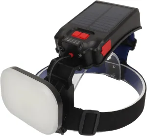 IPX4 USB Fishing Headlamp Solar Powered 1200LM Ultra Bright LED 3 Lighting Modes Outdoor Sensor Fishing Headlamp