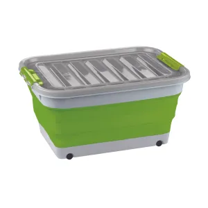 Ironman Camp Kitchen Collapsible Storage Tub with Lid 30L