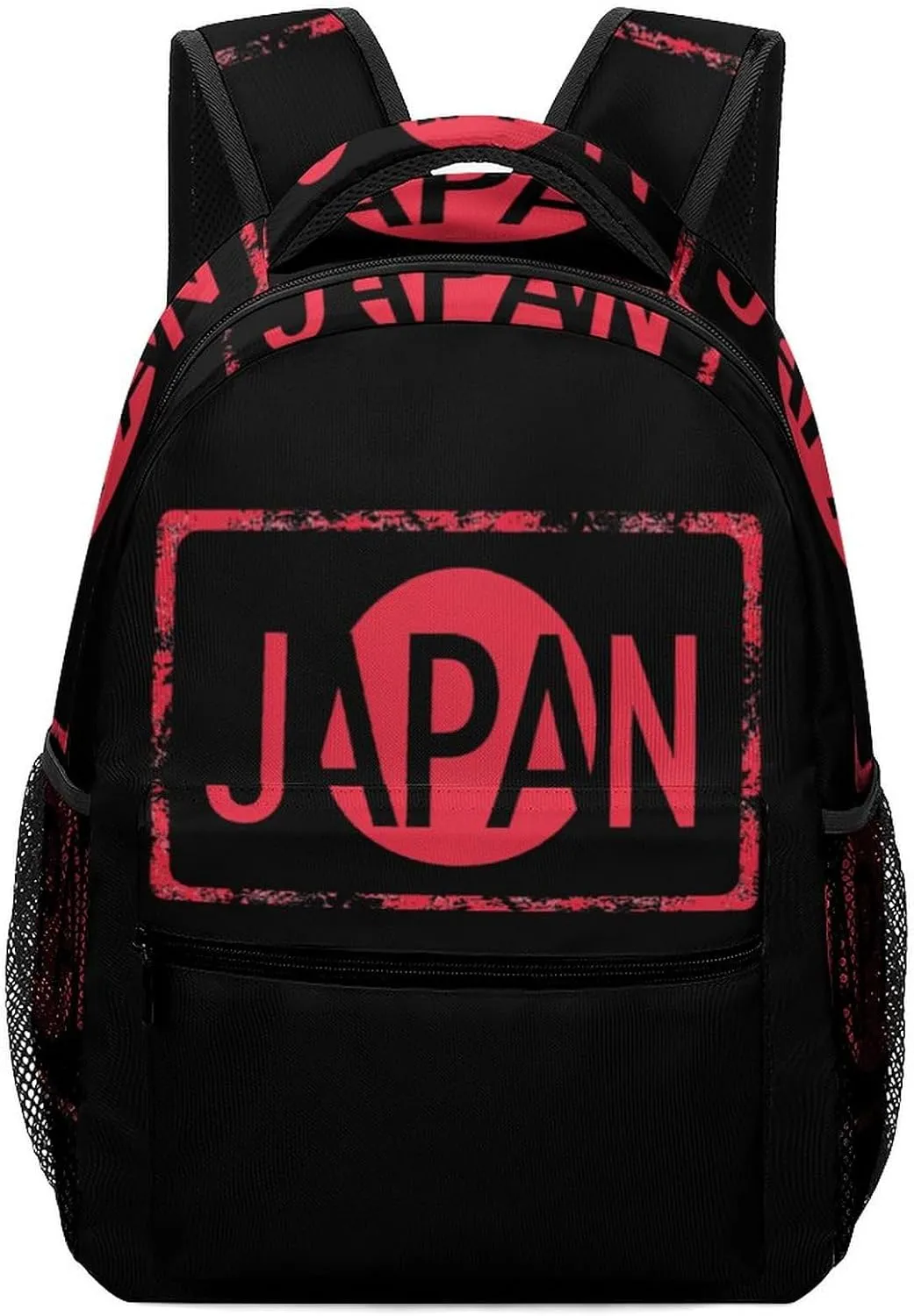 Japan Japanese Flag Backpack Lightweight Travel Backpack Laptop Backpack Casual Daypack with Adjustable Strap