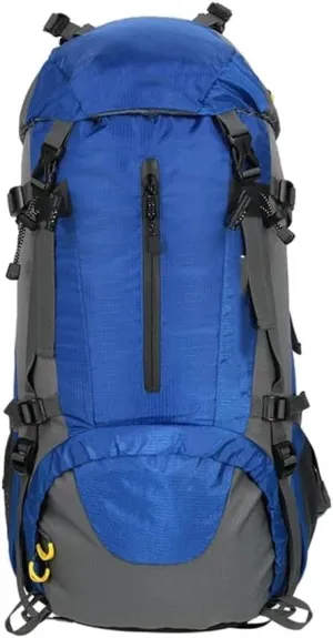 JSEIAJB 50L Waterproof Climbing Bag with Rain Cover Nylon Rucksack Outdoor Sport Backpacking Camping Travel Trekking Bag