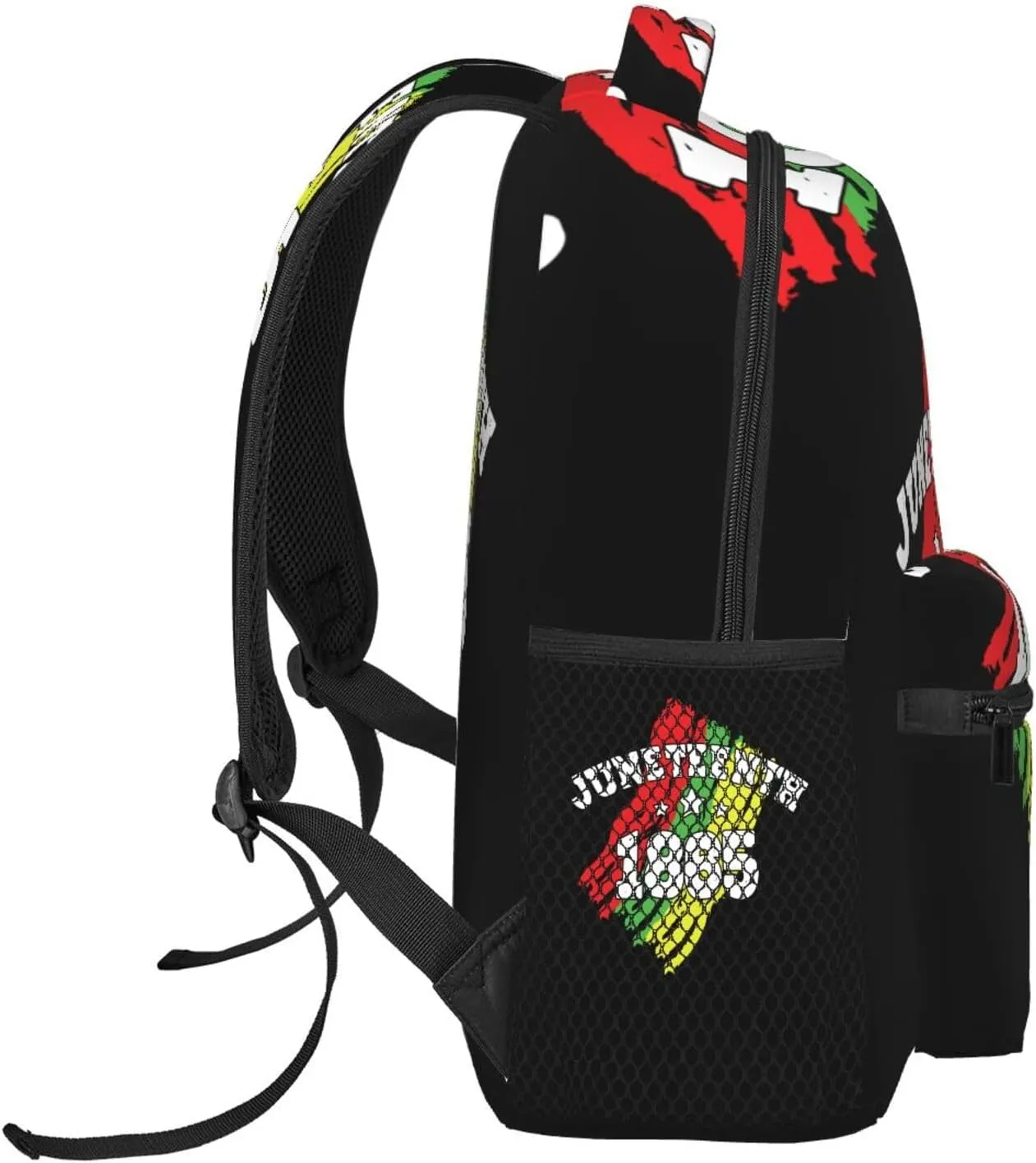 Juneteenth Black History Month Backpack Lightweight Laptop Backpack Casual Daypack Travel Double Shoulder Bag For Women Men