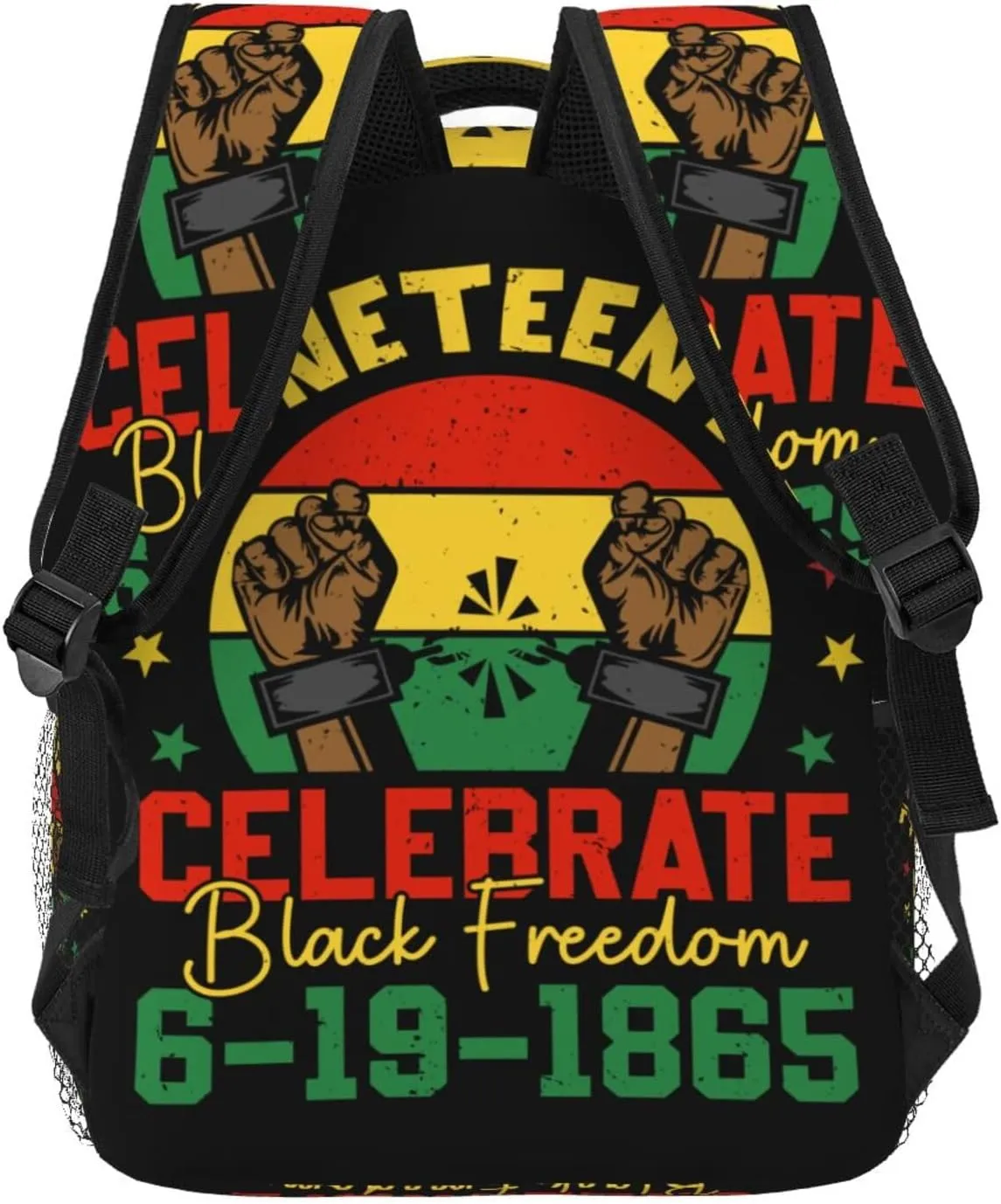 Juneteenth Celebrat Black Freedom June 19th 1865 Backpack Lightweight Laptop Backpack Casual Daypack Travel Double Shoulder Bag For Women Men
