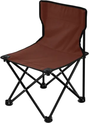 JUNZAN Cow Print Brown Collapsible Ultralight Camping Chair Ultra Lightweight Folding Backpack Chair Carry Bag Included Lawn Chair for Outdoor Ice Fishing