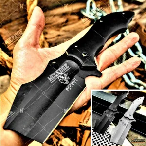 KCCEDGE BEST CUTLERY SOURCE Pocket Knife Camping Accessories Camping Gear Survival Kit Survival Gear Razor Sharp Safety Knife Cleaver Tactical Knife 77008