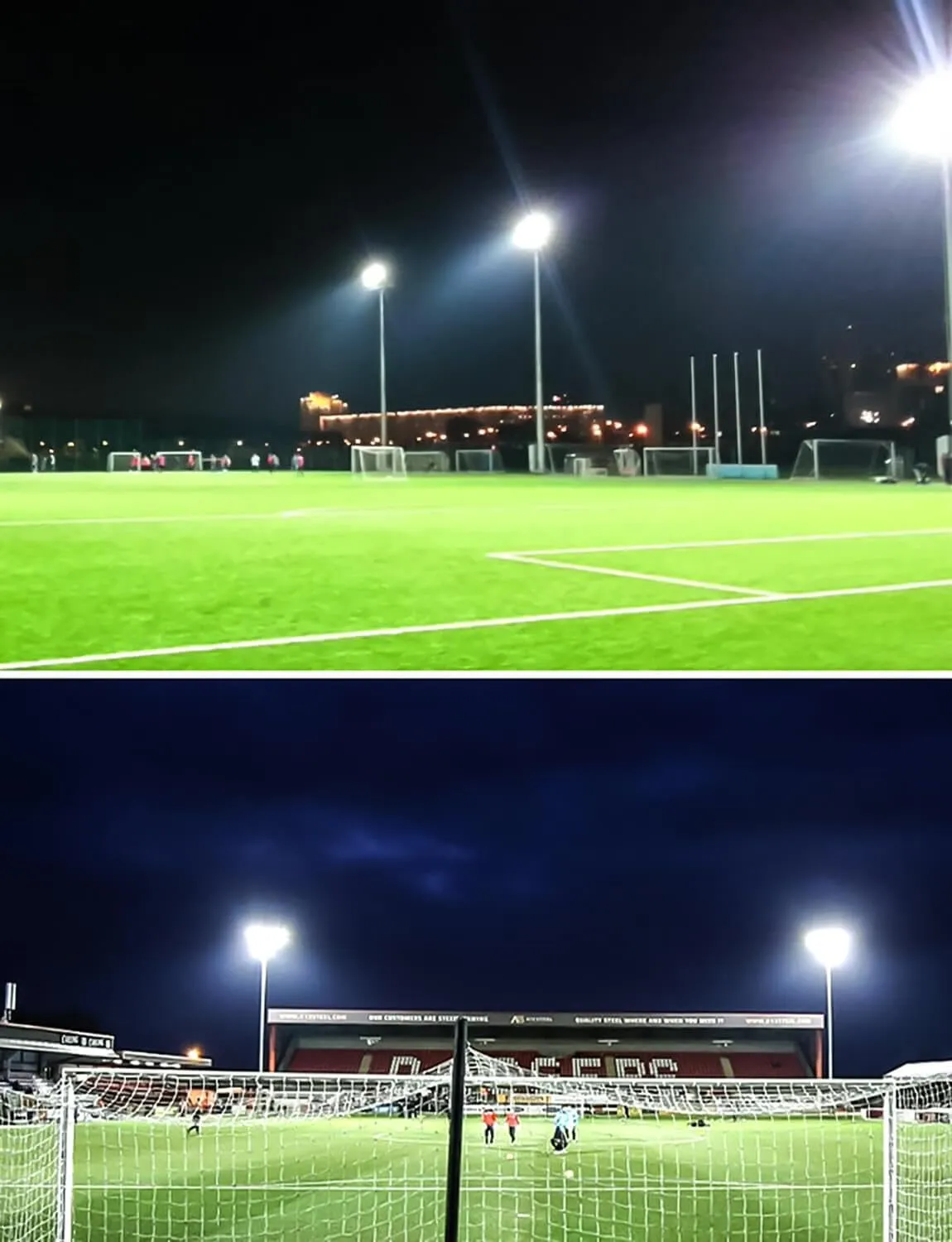 Kekeou 44000LM Stadium Lights Outdoor LED Flood Light 2700 Watt Equivalent Field Lighting 6500K IP67 Waterproof Adjustable Lighting Angle 400W LED Arena Light for Sports and Court