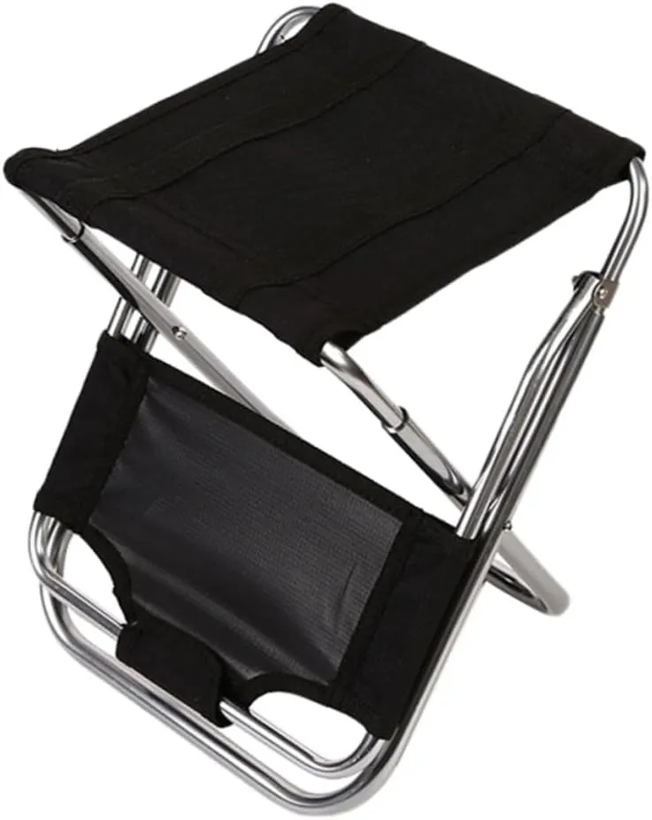 KESYOO Lightweight Portable Folding Stool for Outdoor Activities for Camping Fishing and Picnics and Compact Design with Storage Bag Fishing Stool