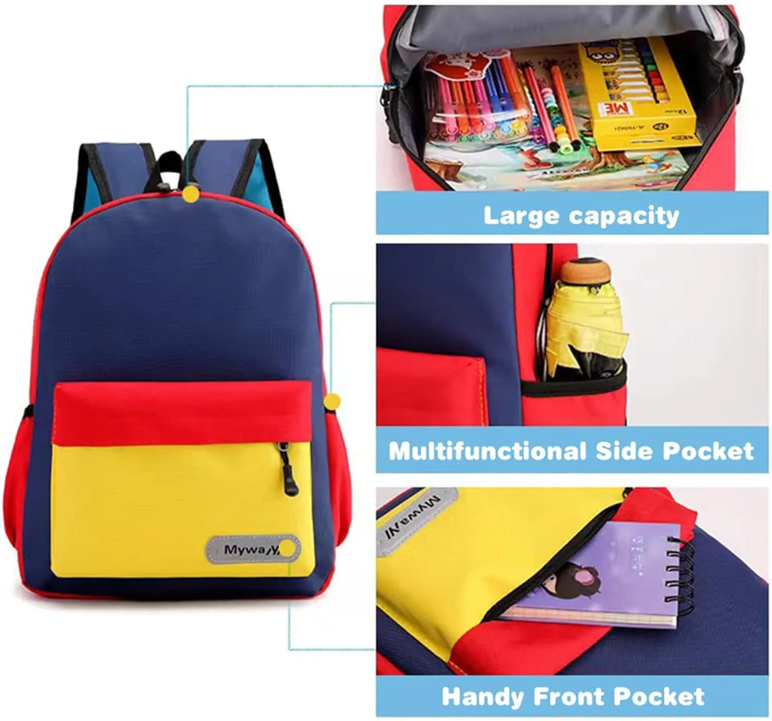 Kids Preschool Toddler Backpack Cute Cool Lightweight Daypack For Boys and Girls