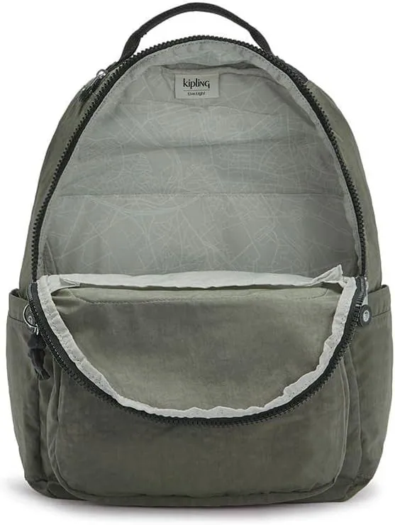 Kipling Unisex's Seoul Backpack, Green Moss, One Size