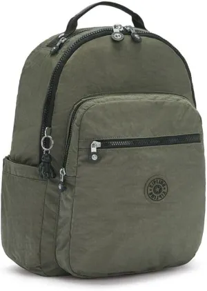 Kipling Unisex's Seoul Backpack, Green Moss, One Size