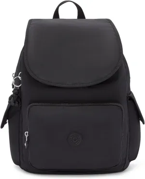 Kipling Women's City Pack Backpack Handbag, Black Noir, 18.5x32x37 cm (LxWxH)