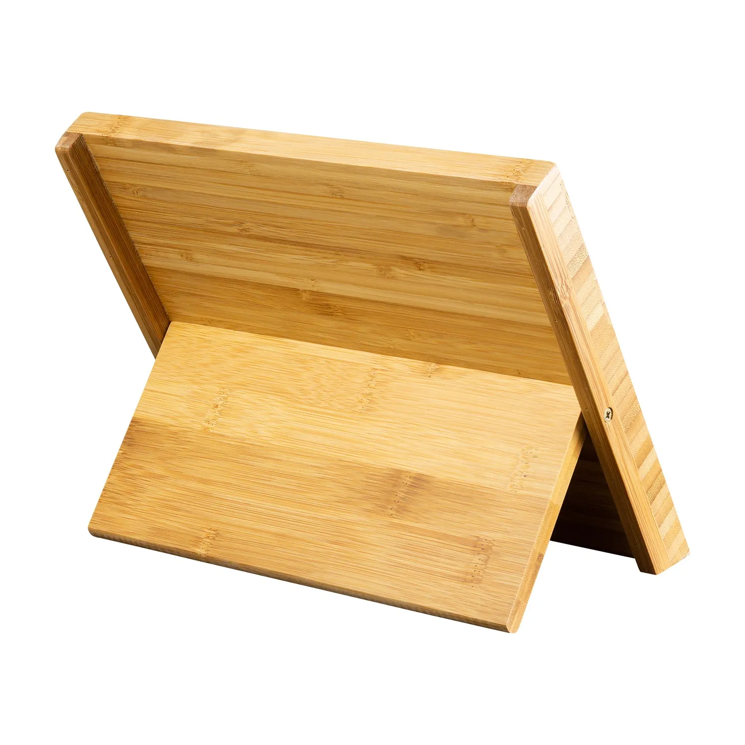 Kleva® Bamboo Magnetic Knife Block! Store Your Knifes Safely And Securely!