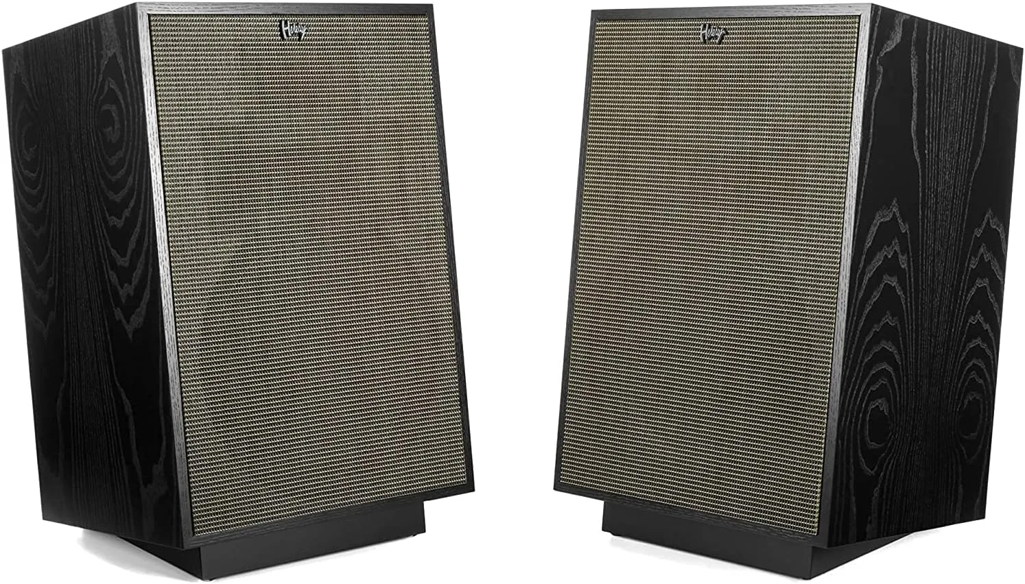 Klipsch Heritage Series Heresy IV Floorstanding Speaker Pair in Satin Black Ash