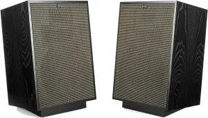 Klipsch Heritage Series Heresy IV Floorstanding Speaker Pair in Satin Black Ash