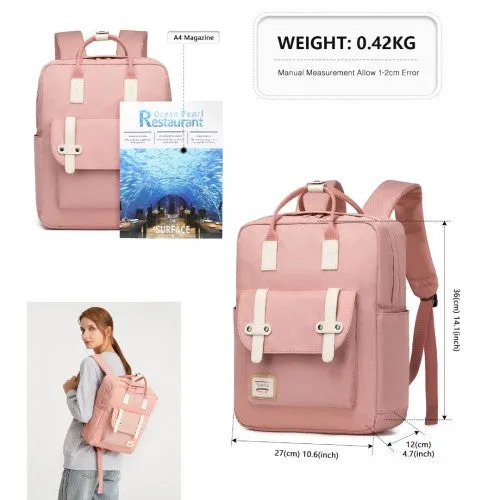 Kono Casual Daypack Lightweight Backpack Travel Bag
