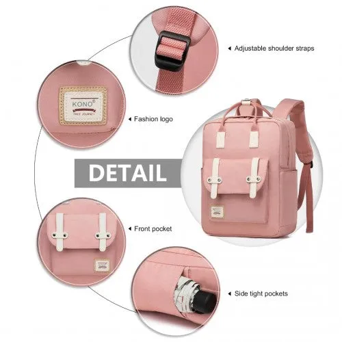 Kono Casual Daypack Lightweight Backpack Travel Bag