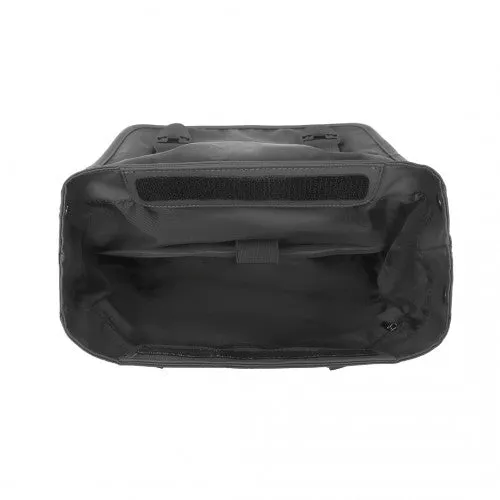 Kono PVC Coated Water-resistant Streamlined And Innovative Flap Backpack - Black