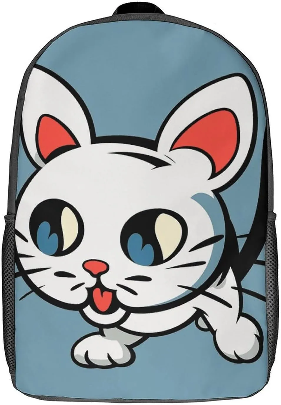 Laptop Backpack for Men 17 Inch Naughty Cat Work Casual Backpack Lightweight Travel Shoulder Bag