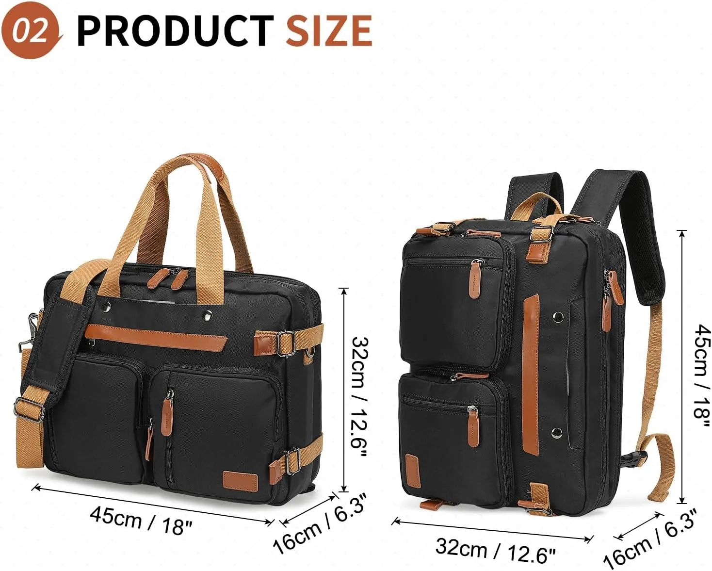 Laptop Backpack for Men, Versatile Design and Pockets for Organized Storage, Water-resistant