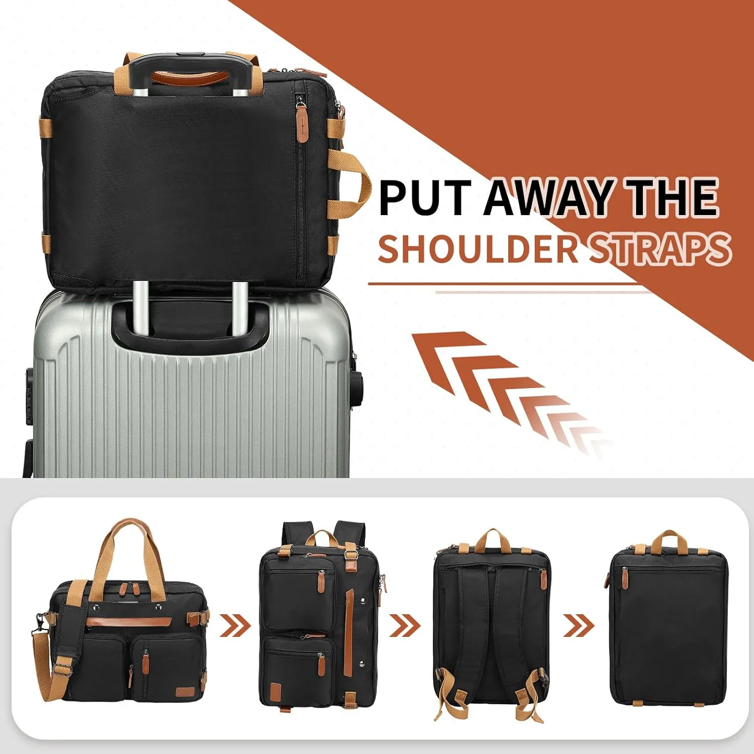 Laptop Backpack for Men, Versatile Design and Pockets for Organized Storage, Water-resistant