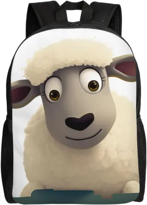 Laptop Backpack for Men Women Lightweight Backpack Sheep Rucksack Laptop Bag Daypack for Travel