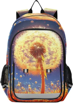 Laptop Backpack Purse Grassland Woman Nebula for Women Men Travel Daypack Casual Shoulder Bag Book Bag Cute Cool Funny Backpack with Compartment & Multiple Pockets